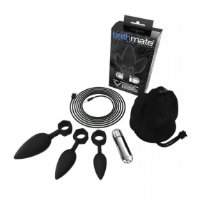 Bathmate | Набір анальних пробок Anal Training Plugs Plus Vibe. Ціна: 2753 грн