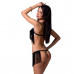 Passion | Комплект білизни Passion Kassandra Set With Open Bra Black. Ціна 1809 грн. Фото: 1