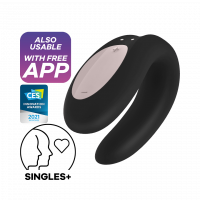 Satisfyer | Вібратор для пар Double Joy Black. Ціна 1647 грн