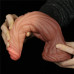 Lovetoy | Фалоімітатор LoveToy Dual Layered Platinum Silicone Cock 9.5" (24.5 см). Ціна 2895 грн. Фото: 9