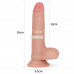 Lovetoy | Фалоімітатор Lovetoy Dual layered Platinum Silicone Cock 7" (18 см). Ціна 1951 грн. Фото: 2