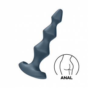 Satisfyer | Анальный стимулятор-бусины с двумя моторами Satisfyer Lolli-Plug 1 (dark teal). Цена: 1 919 грн