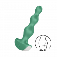 Satisfyer | Анальный стимулятор-бусины с двумя моторами Satisfyer Lolli-Plug 2 (green). Цена 1 375 грн