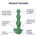 Satisfyer | Анальний Стимуляторбусины З Двома Моторами Satisfyer Lolli-Plug 2 (Green). Ціна 1375 грн. Фото: 7