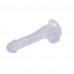 Chisa Novelties | Фаллоимитатор Chisa Hi-Rubber Dildo Clear 7.7". Цена 567 грн. Фото: 4