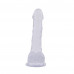 Chisa Novelties | Фаллоимитатор Chisa Hi-Rubber Dildo Clear 7.7". Цена 567 грн. Фото: 3