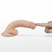 Lovetoy | Фаллоимитатор с мошонкой и вибрацией LoveToy Real Extreme Dildo Vibrating Flesh 7.5". Цена 1 323 грн. Фото: 3