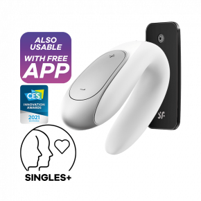 Satisfyer | Смарт-вибратор для пар Satisfyer Double Fun (White). Цена: 2 399 грн