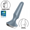 Анальная вибропробка Satisfyer Plug-ilicious 2 Silver Connect App