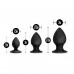 Blush Novelties | Набор анальных пробок Blush Anal Adventures Platinum Silicone Anal Stout Plug Kit Black. Цена 2 080 грн. Фото: 2