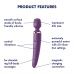Satisfyer | Вібратор Мікрофон Satisfyer Wand-Er Women Purple. Ціна 2390 грн. Фото: 8