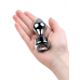 Toyfa | Анальная пробка с кристаллом цвета алмаз Metal By Toyfa, металл, серебристая, 9,5 см, ø3,5 см, 130 г. Цена: 268 грн. Фото: 3