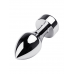 Toyfa | Анальная пробка с кристаллом цвета алмаз Metal By Toyfa, металл, серебристая, 9,5 см, ø3,5 см, 130 г. Цена: 268 грн. Фото: 2