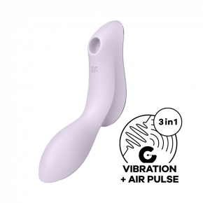 Satisfyer | Вакуумный стимулятор Curvy Trinity 2 Violet. Цена: 1 759 грн