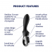 Satisfyer | Смарт-вібратор вагінально-анальний Satisfyer Heat Climax Heat Climax Connect App, з підігрівом до 40°. Ціна 1919 грн. Фото: 4