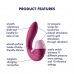 Satisfyer | Вакуумний Вібратор Satisfyer Supernova Berry. Ціна 2399 грн. Фото: 3