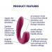 Satisfyer | Вакуумный смарт-вибратор Satisfyer Sunray Berry. Цена 2 199 грн. Фото: 6
