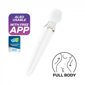 Satisfyer | Вибромассажер Double Wand-er. Цена: 3 575 грн