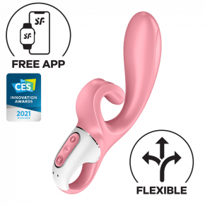 Satisfyer | Вібратор Кролик Hug Me Pink. Ціна: 2199 грн