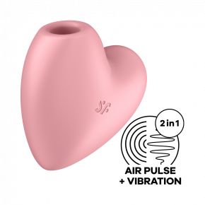 Satisfyer | Вакуумный стимулятор Cutie Heart Light Red. Цена: 1 375 грн
