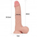 Lovetoy | Фаллоимитатор LoveToy Sliding Skin Dual Layer Dong - Whole Testicle 9.5''. Цена 2 530 грн. Фото: 1 Lovetoy | Фаллоимитатор LoveToy Sliding Skin Dual Layer Dong - Whole Testicle 9.5''. Цена 2 530 грн. Фото: 1