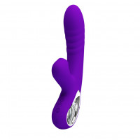 Pretty Love | Вібратор Jersey Sucking and Vibrating Rabbit Purple. Ціна 1995 грн