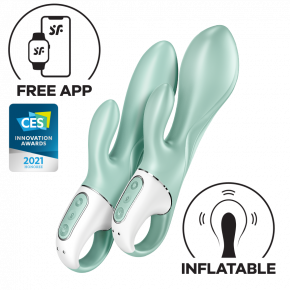 Satisfyer | Вибратор-кролик Air Pump Bunny 5+. Цена: 1 919 грн