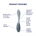 Satisfyer | Вібратор Satisfyer G-Spot Flex 3 Grey. Ціна 1375 грн. Фото: 8