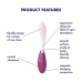 Satisfyer | Вибратор Satisfyer G-Spot Flex 3 Red. Цена 1 375 грн. Фото: 8