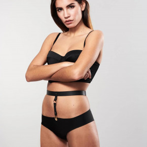 Bijoux Indiscrets | Пояс для белья Bijoux MAZE - Lingerie and stocking Black. Цена: 832 грн