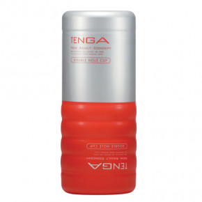 Tenga | Мастурбатор Double Hole Cup, 15 см. Ціна: 1089 грн