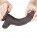 Lovetoy | Фалоімітатор LoveToy Sliding-Skin Dual Layer Dong 7" Black (18 см). Ціна 1332 грн. Фото: 6