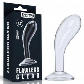 Lovetoy | Cтимулятор простаты Flawless Clear Prostate Plug 6". Цена: 613 грн