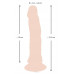 Orion | Вібратор Orion Nature Skin Bendable RC Vibrator 8.5". Ціна 3460 грн. Фото: 6