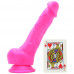 NS Novelties | Фаллоимитатор NS Novelties Colours Pleasures Dildo 7" Pink. Цена 3 130 грн. Фото: 2