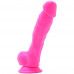 NS Novelties | Фаллоимитатор NS Novelties Colours Pleasures Dildo 7" Pink. Цена 3 130 грн. Фото: 1