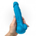 NS Novelties | Фалоімітатор NS Novelties Colours Pleasure Realistic Dildo Blue 5" (17.8 см). Ціна 1870 грн. Фото: 1