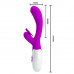 Pretty Love | Вибратор Pretty Love Moth Clitoris Vibrator Purple. Цена 1 128 грн. Фото: 3