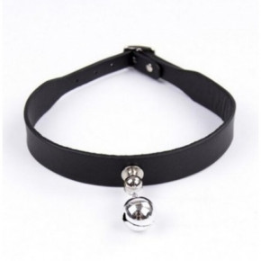 DS Fetish | Ошейник с колокольчиком DS Fetish Collar black with bell. Цена: 350 грн