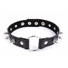 DS Fetish | Ошейник с шипами Collar black with metal spikes. Цена: 300 грн