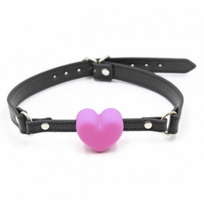 DS Fetish | Кляп DS Fetish Mouth gag heart pink/black. Ціна: 550 грн