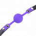 DS Fetish | Кляп силиконовый Silicone ball gag metal accesso purple. Ціна 450 грн. Фото: 1