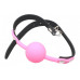 DS Fetish | Кляп силиконовый Silicone ball gag metal accesso pink. Ціна 550 грн. Фото: 1