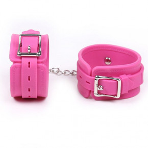 DS Fetish | Силиконовые наручники Silicone hand cuff pink. Цена: 1 450 грн
