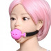 DS Fetish | Кляп DS Fetish Silicone gag M pink. Цена 572 грн. Фото: 1