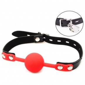 DS Fetish | Кляп силиконовый Silicone ball gag red. Цена: 600 грн