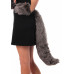 DS Fetish | Анальная пробка с хвостом Anal plug faux fur fox tail light grey polyeste. Ціна 695 грн. Фото: 1