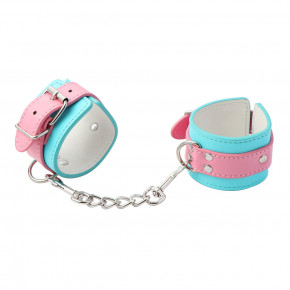 DS Fetish | Наручники DS Fetish Handcuffs blue/pink. Ціна: 395 грн