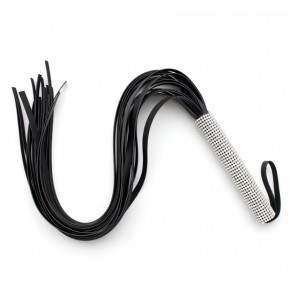 DS Fetish | Флоггер со стразами DS Fetish Flogger diamond L black. Цена: 870 грн