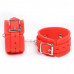 DS Fetish | Силиконовые манжеты DS Fetish Silicone hand cuff red. Цена 1 450 грн. Фото: 1